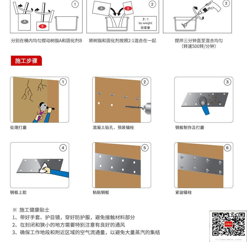 包钢兴化粘钢加固施工过程